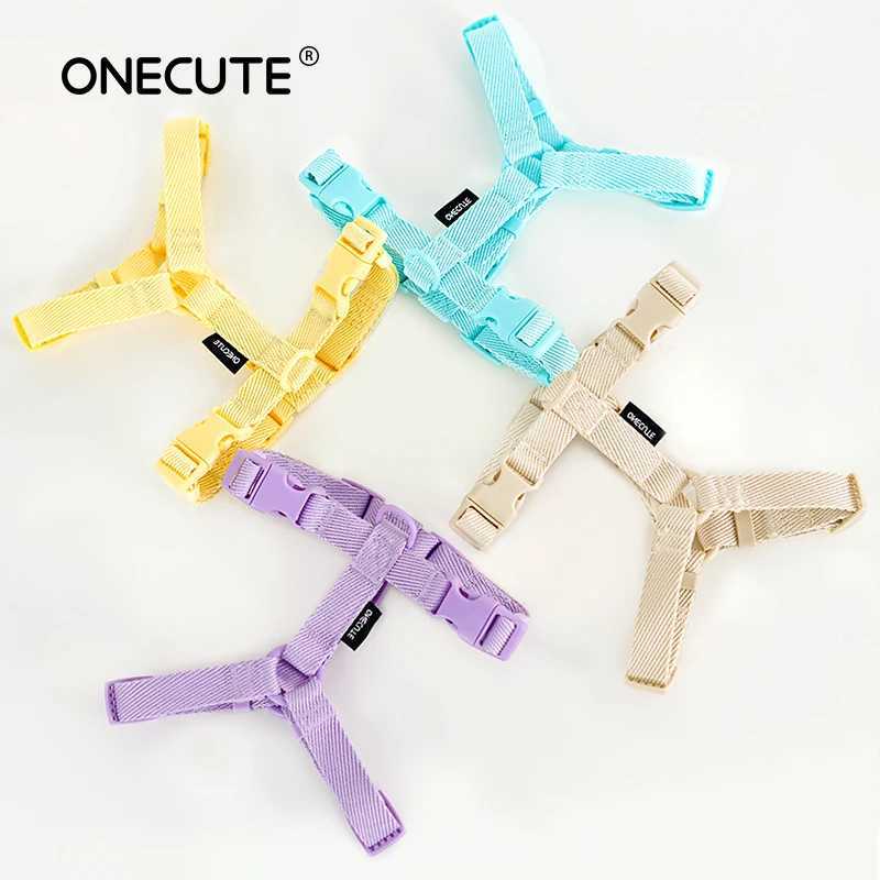 Adjustable Dog Harness Collar Leash Set Macarone Color Reflective Small Dog Accessories for Puppy Cat Supplies Pet Walking J251129