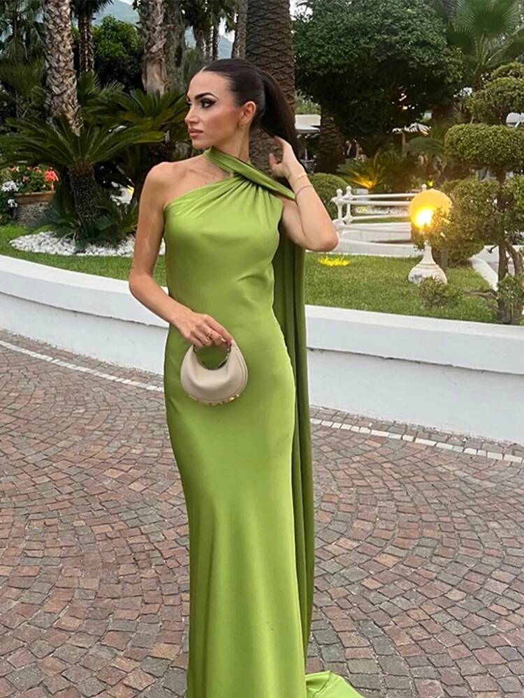winter jacket women Elegant Ribbon Halter Dress Women Solid Off Shoulder Sleeveless Backless Slim Maxi Dresses 2025 Summer Autumn Party Robes Lady