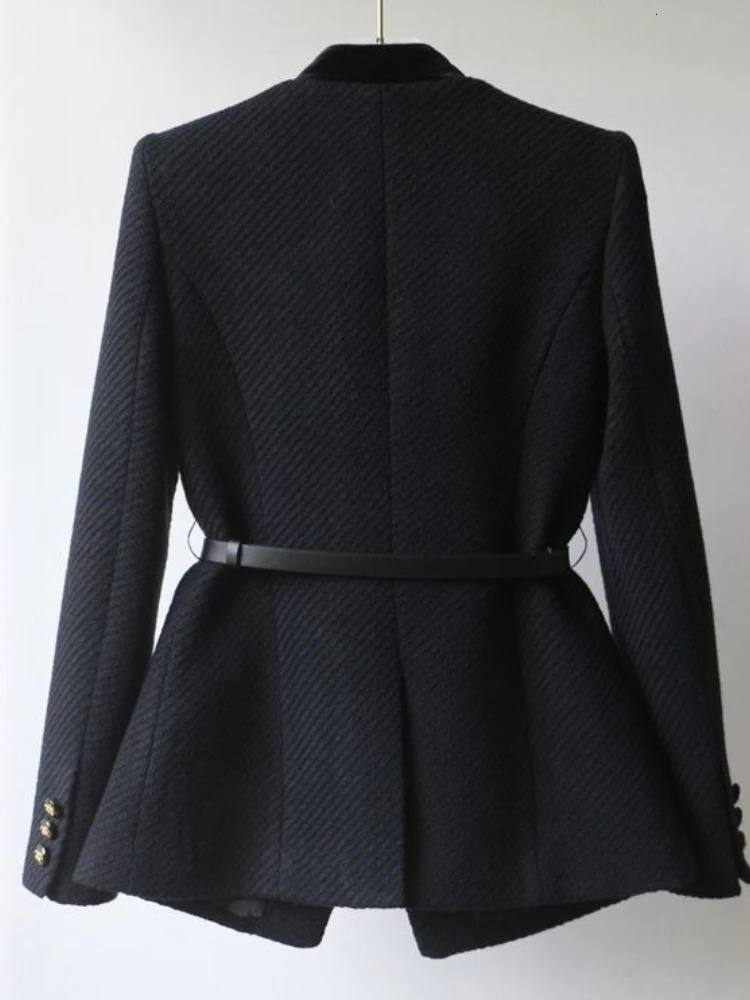 Fashion Temperament Single Breasted Loose Womens Suit Coat in Spring Autumn Long Sleeve Casual Ladies Blazer Jacket Top 251015