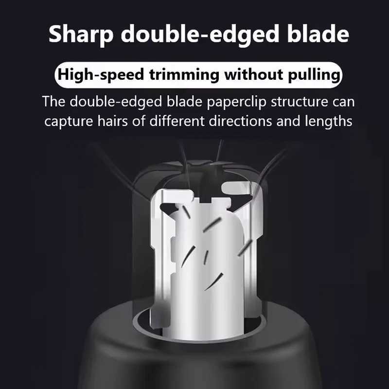Kemei professional nose hair trimmer beard trimer mens eyebrow nose trimmer for nose and ear cleaner hair removal machine M251029