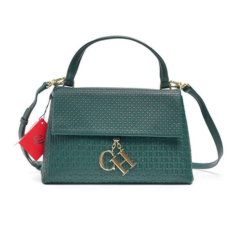 CH Solid Color Brand Classic Letters Buckle Handbag Large Capacity High Quality Ladies Elegant Light Crossbody Bag