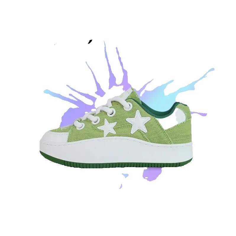 Jifffly Women's Retro Star Skateboard Shoes 2025 - Versatile Casual Canvas Shoes Breathable Comfortable Daily Wear