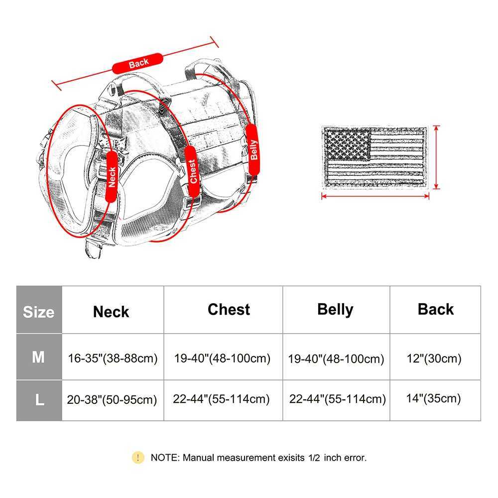 Military Dog Harness Reflective Tactical Dog Training Harnesses Durable Nylon Vest No Pull for Medium Large Dogs French Bulldog J251129