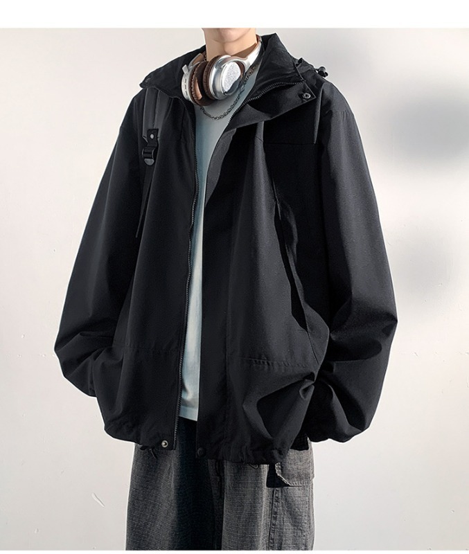 Designer Coat Trendy Outdoor Windproof Waterproof Jacket Men Spring Autumn Casual American Style Sports Hooded Hiking Jacket