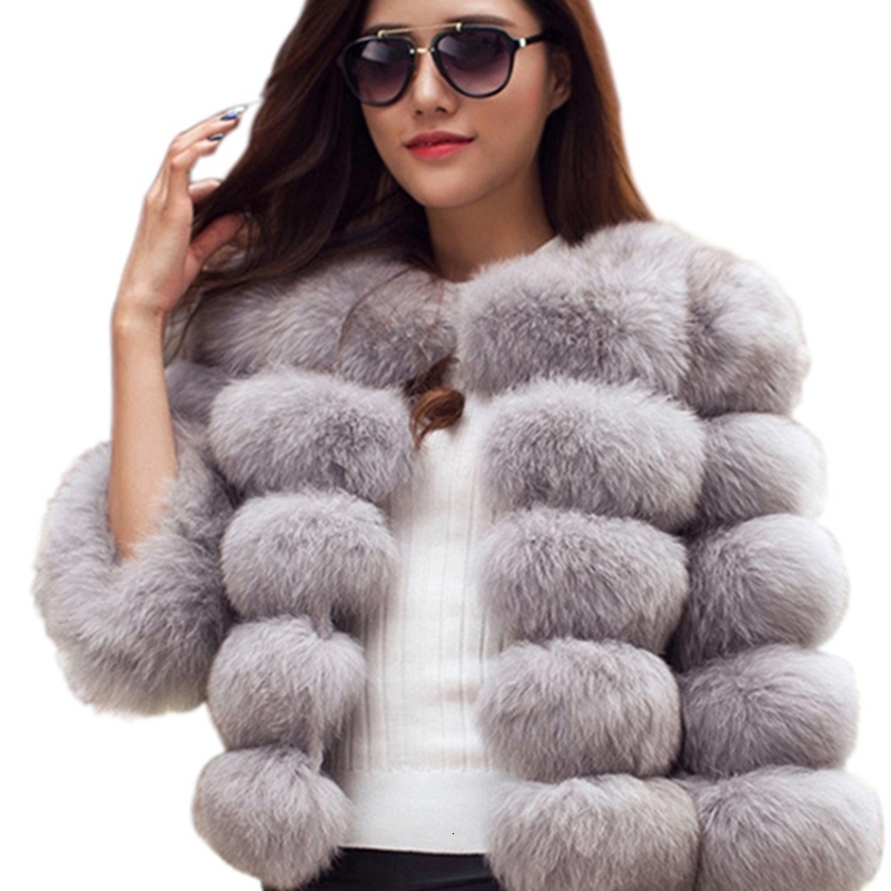 ZADORIN S6XL Mink Coat Winter Black White Faux Fur Coat Woman Elegant Fluffy Faux Fur Jacket Top Short Fur Coats Woman Clothing 251029