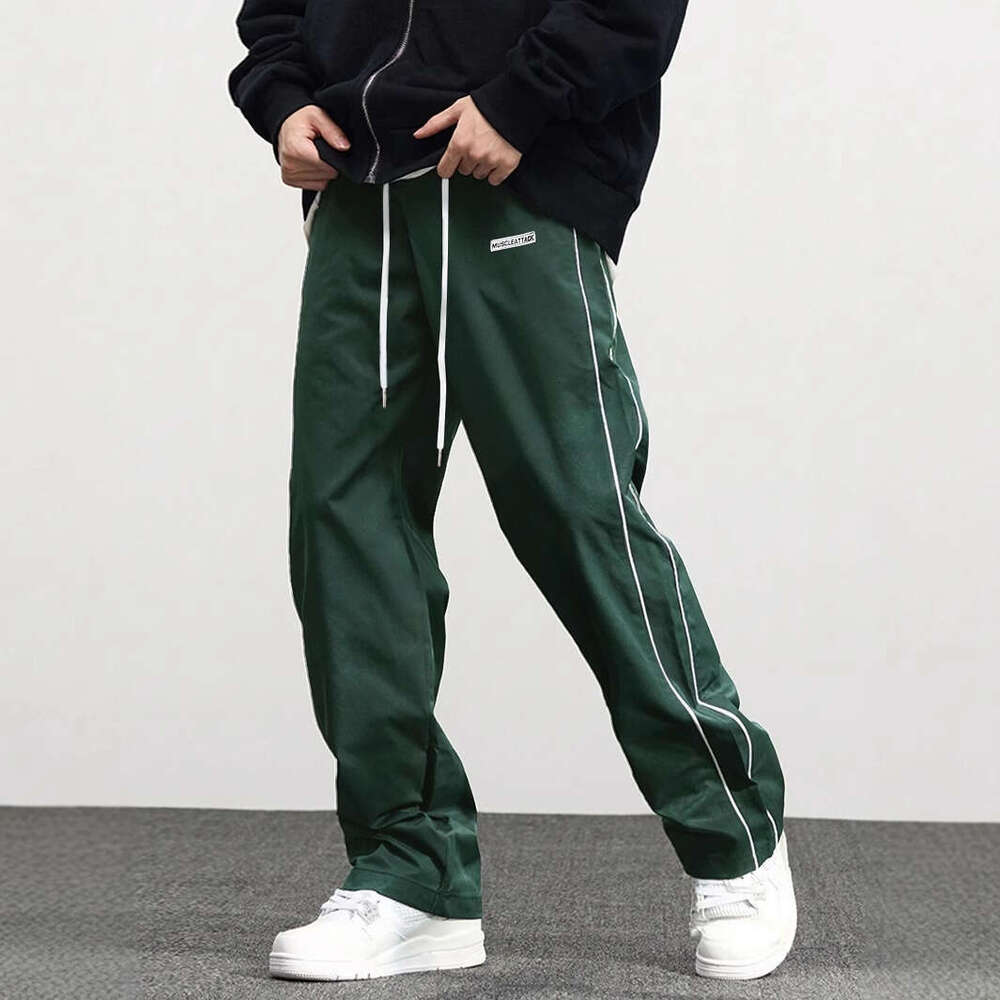 European Size Men's New Woven High Street Fashion Brand Casual Jogger Pants for Men