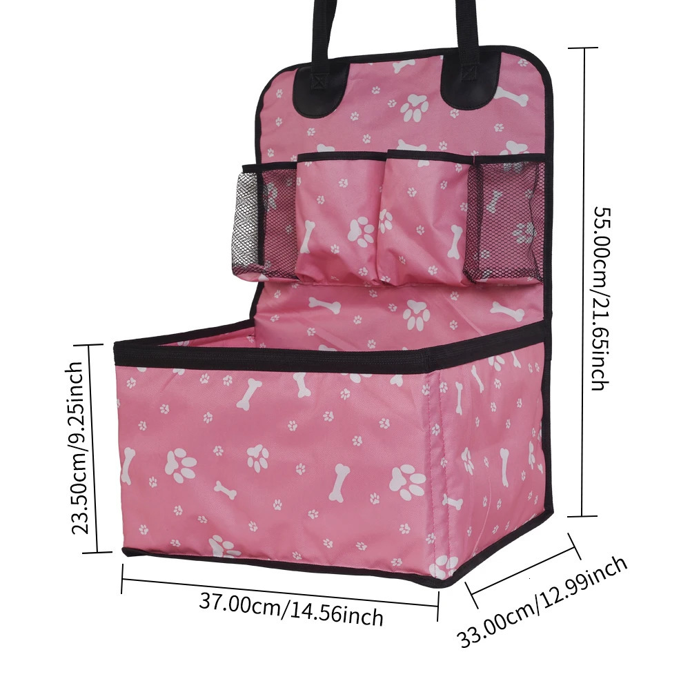 Dog Car Seat with Storage PocketsScratch Proof Durable Pet Booster Car Front Seat for Small to Medium Dog 251030