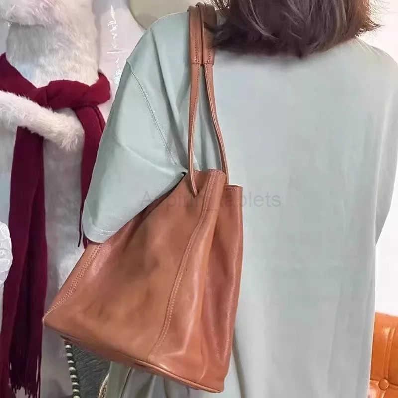 MOTAORA Genuine Leather Handbag for Women Retro Designer Crossbody Bag Shoulder Bag Natural Cowhide Ladies Purse Tote M251030