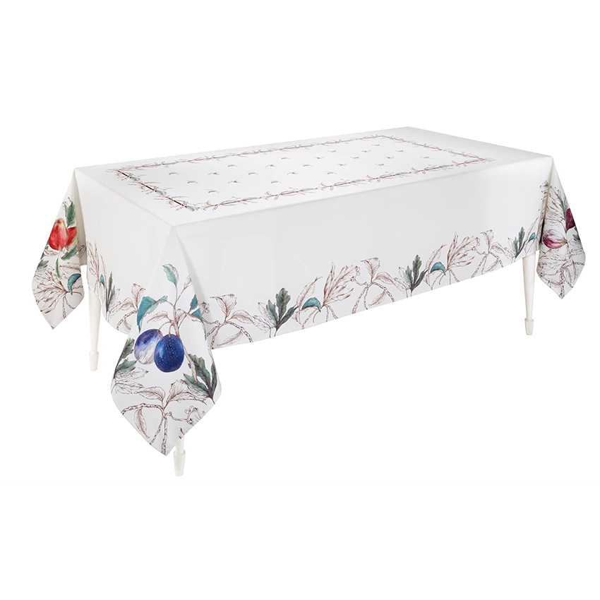 90330 Spring flower tablecloth hot sale modern simple home tablecloth embroidery engraved multi-color table runner tablecloth