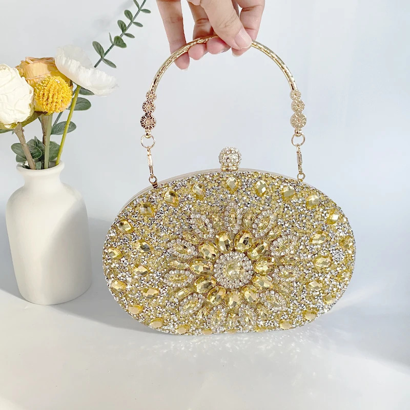 Bling Wedding Clutch Bag Party Purse and Handbag Womens Evening Bag Chain Shoulder Bag 251023