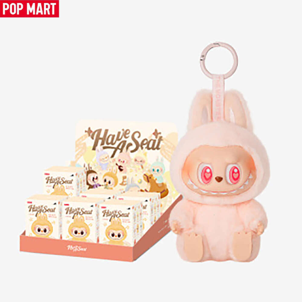 POP MART Labubu THE MONSTERS Have a Seat Vinyl Plush Blind Box V2.0 Vinyl Figure with Unique Face Design Limited Edition Christmas gifts