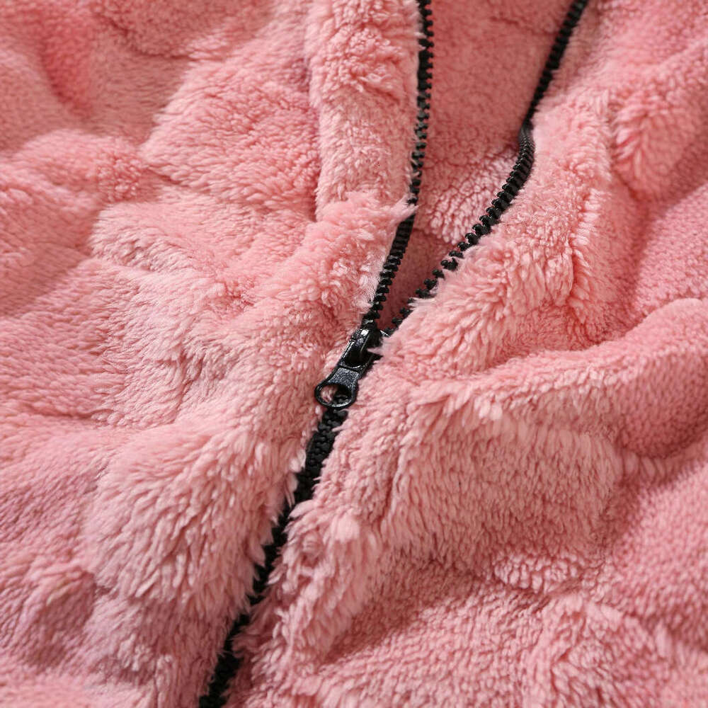 Winter Men's New Thickened Fleece Hooded Sweatshirt Trendy Casual Top Couple Zipper Jacket