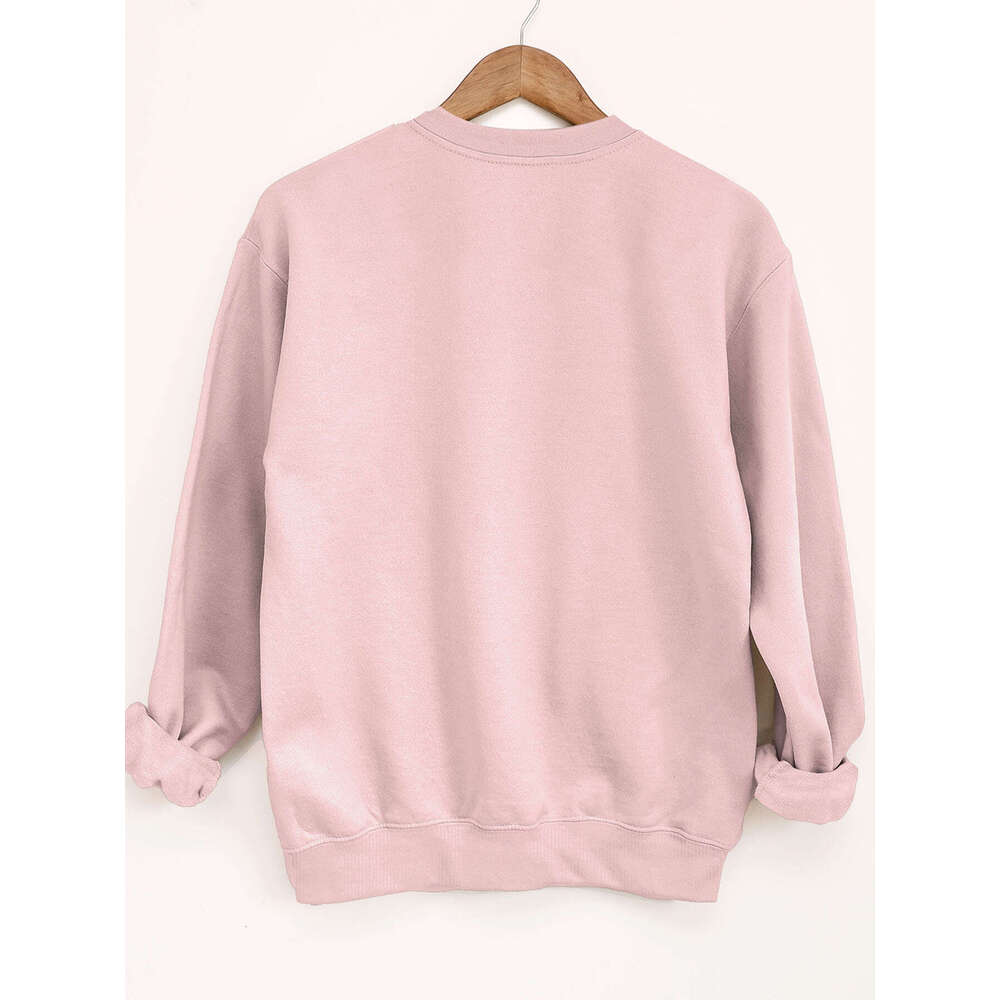 Pcs Solid Color Sweatshirt Crew Neck Casual Sweatshirt For Fall Spring Women S Clothing