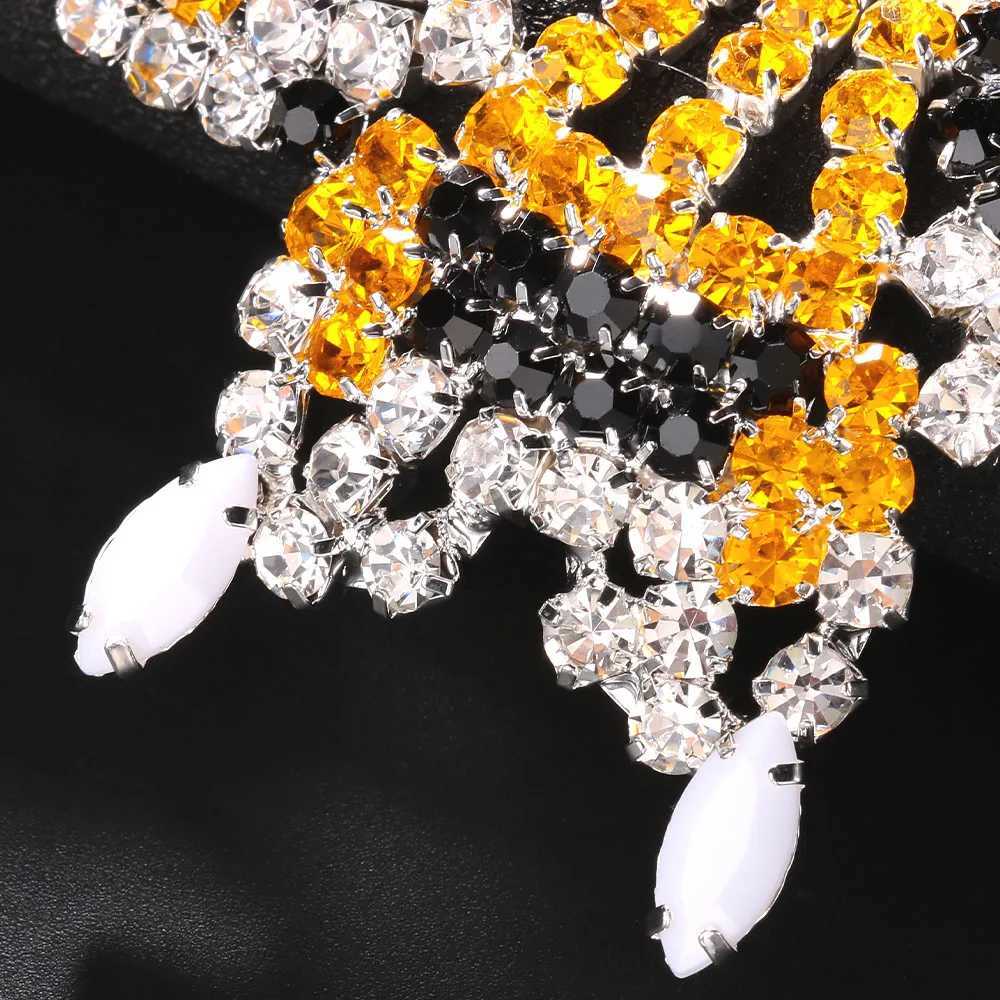 Stonefans Rhinestone Mask Masquerade for Men Sexys Cosplay Halloween Accessories Decoration Luxury Crystal Face Chain JewelryW251029