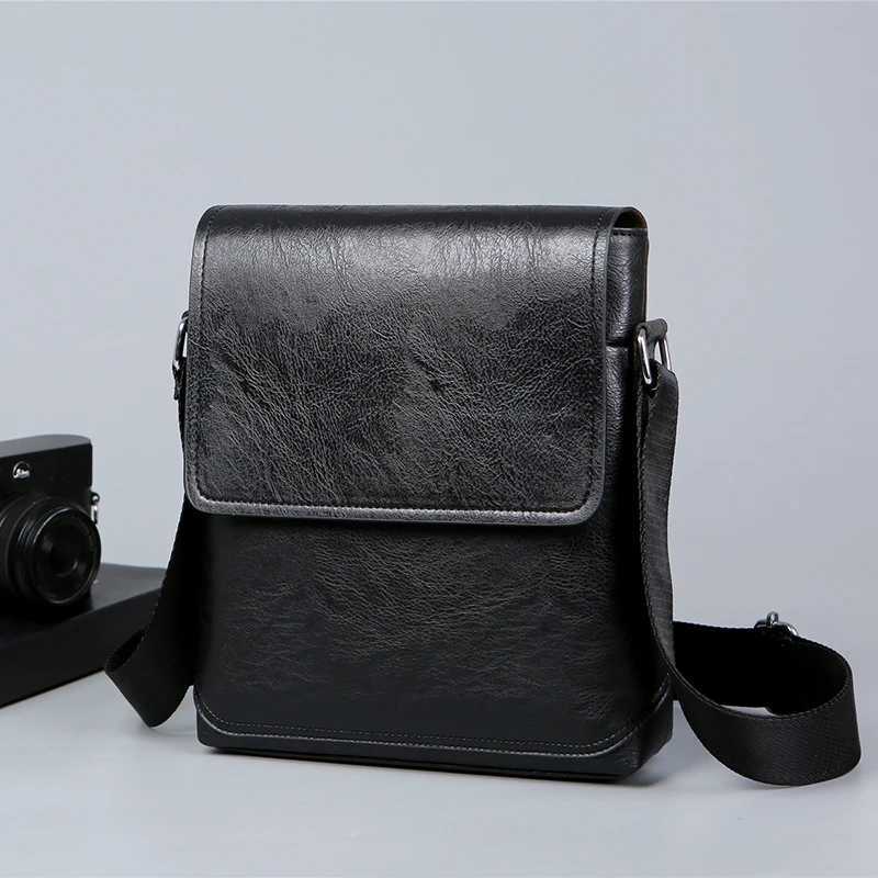 The new mens crossbody bag shoder bag and upright business casual bag are Vntines Day gifts for husbands or boyfr Y251011
