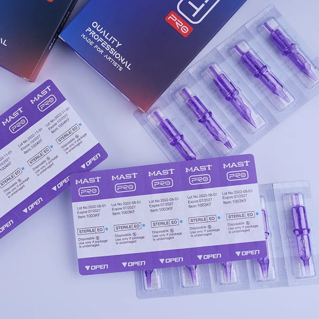 Mast Pro Tattoo Cartridge Needle 10pcsBox Diameter 030mm 3KF4KF Magnum Permanent Makeup Tattoo Cartridge Needles 251027