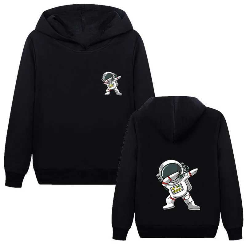 Fashion Dab Dance Astronaut Hoodie Long Sleeve Cotton Space Man Top for Teens Boys Cool Boy Girl Unisex Hooded SweatshirtT251030