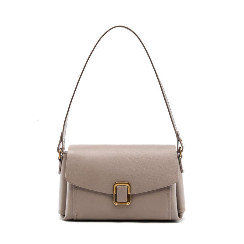 Melard Handheld Genuine Leather New Niche High-end Feel Single Shoulder Crossbody Women's Commuter Large Bag