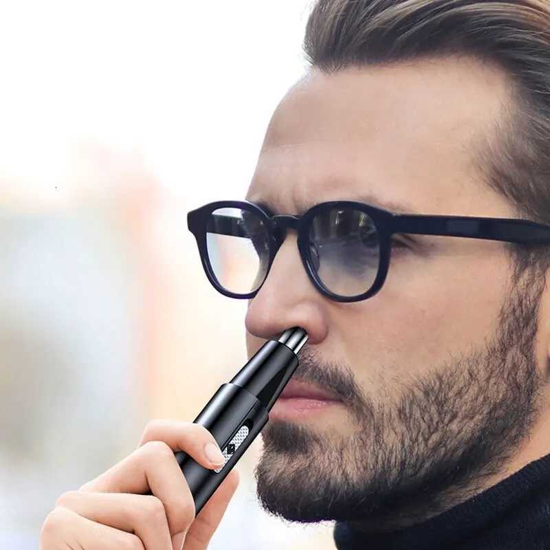 Electric Nose Hair Trimmer Mens Nose And Ear Remover Automatic Washable Electric Shaving Tools USB Rechargeable M251030