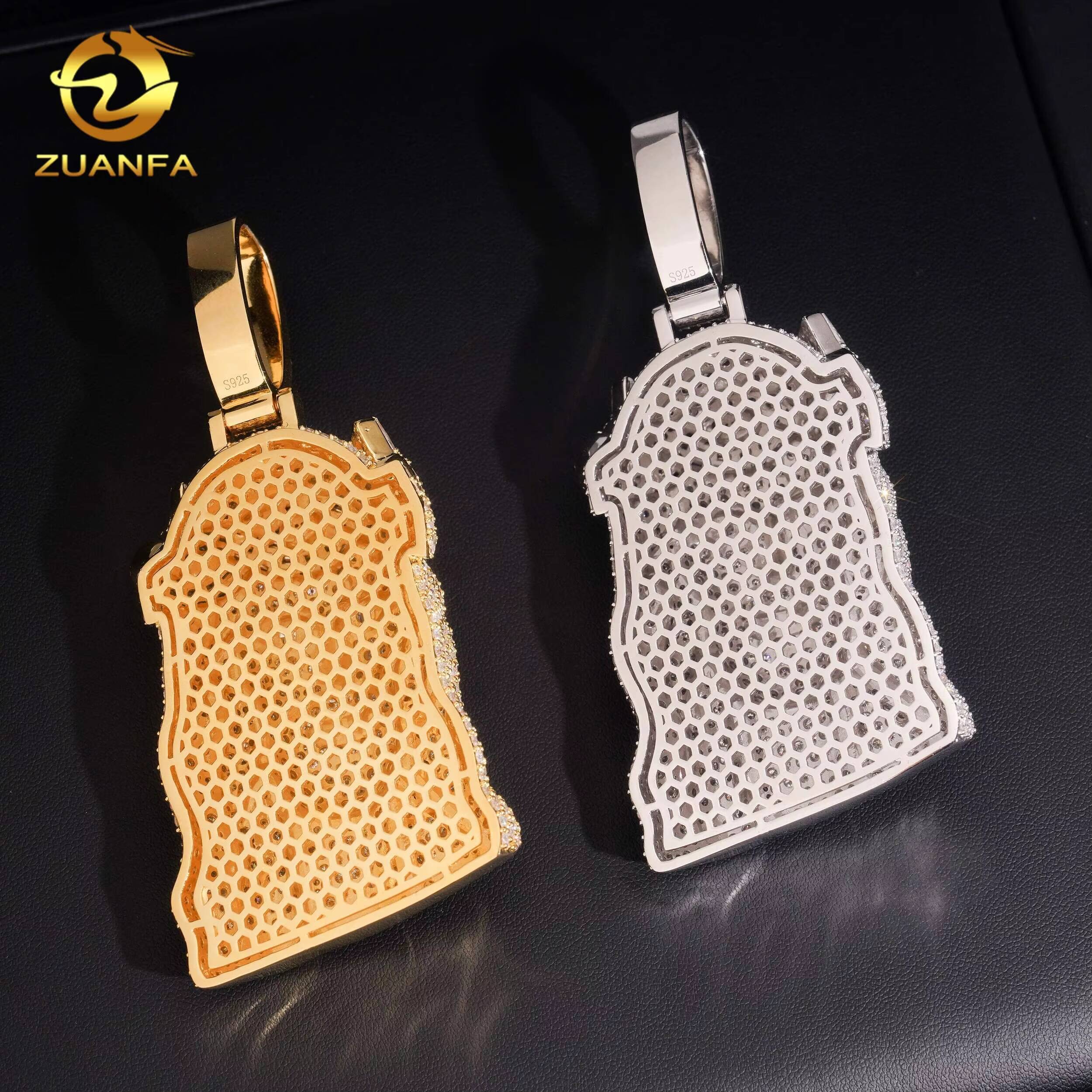 New Stocks 4in Tall Jesus Pendant Moissanite Pendant Men Iced Out Jewelry Rapper Jesus Piece Custom Moissanite Pendant