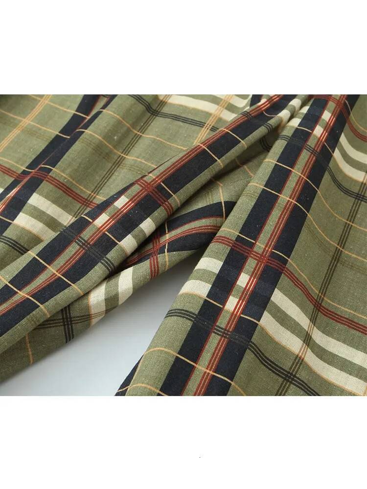 winter jacket women Chic Sense Of Design Women Long Straight Loose Pants Fashion Autumn Grid Stripe Casual Trousers