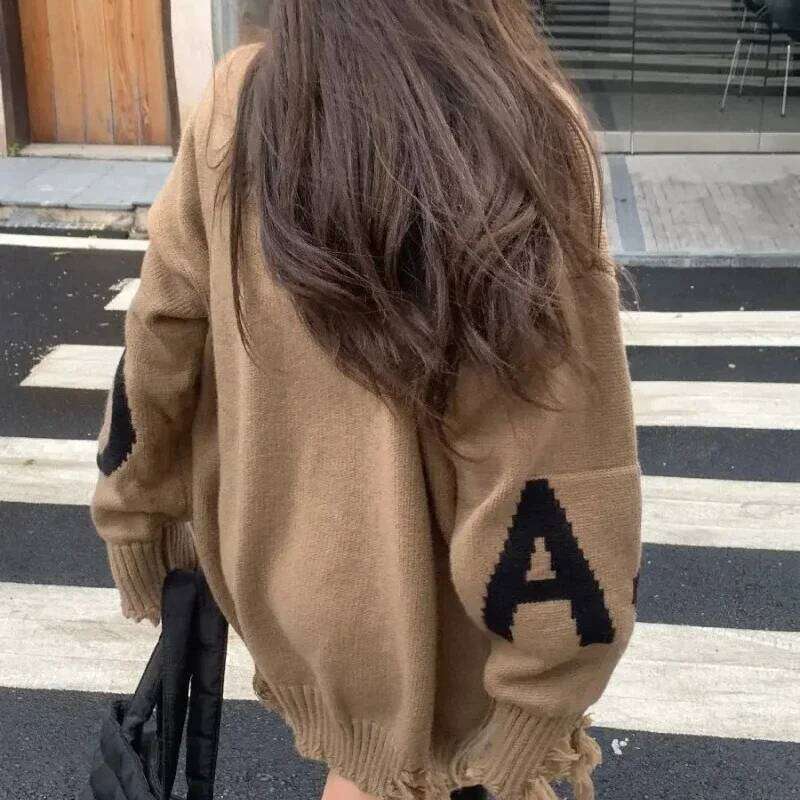 Winter Ladies Pullovers Round O Neck Korean Style Women's Knit Sweater Aesthetic Sale All Cheap Jumper Original Fashion Hot