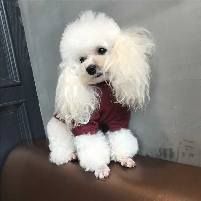 Blank Autumn Winter Pet Dog Clothes Clothing Dog Hoodies TShirt Puppy Sweatshirt Shirt For Small Dogs York Terrier Hoody Coat XL C251030
