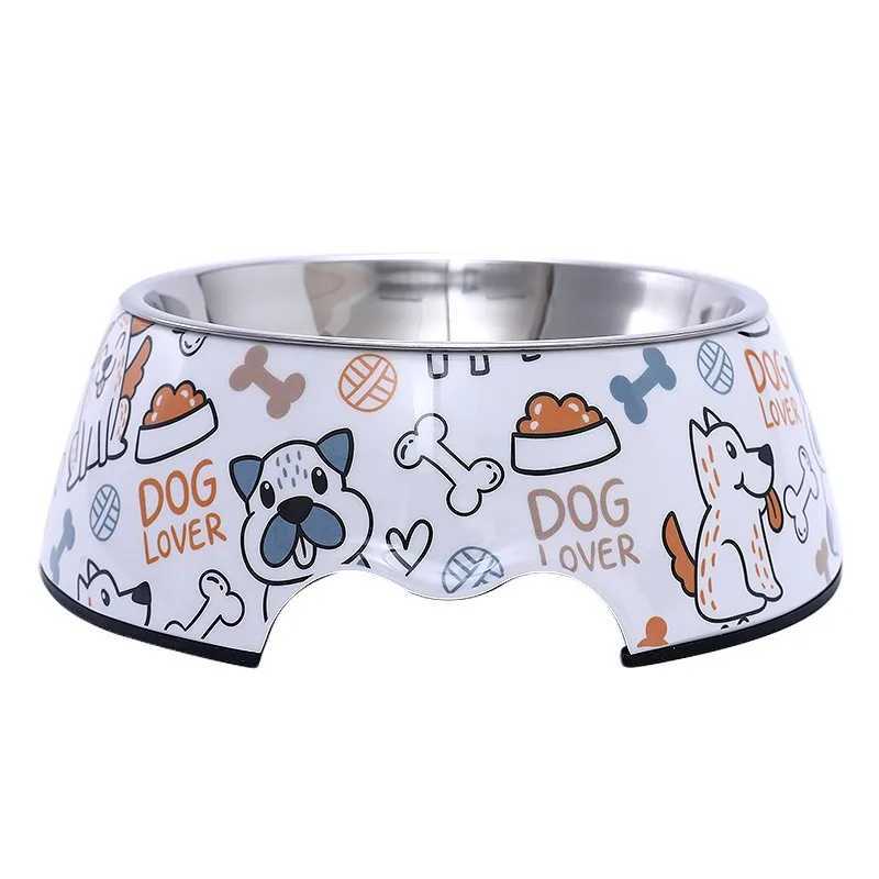 HOOPET Stainless Steel Pet Bowl Cat Feeder Drinker Supplies Kitten Puppy Food Feeding Water Drinking Bowls Pet Accessories J251113