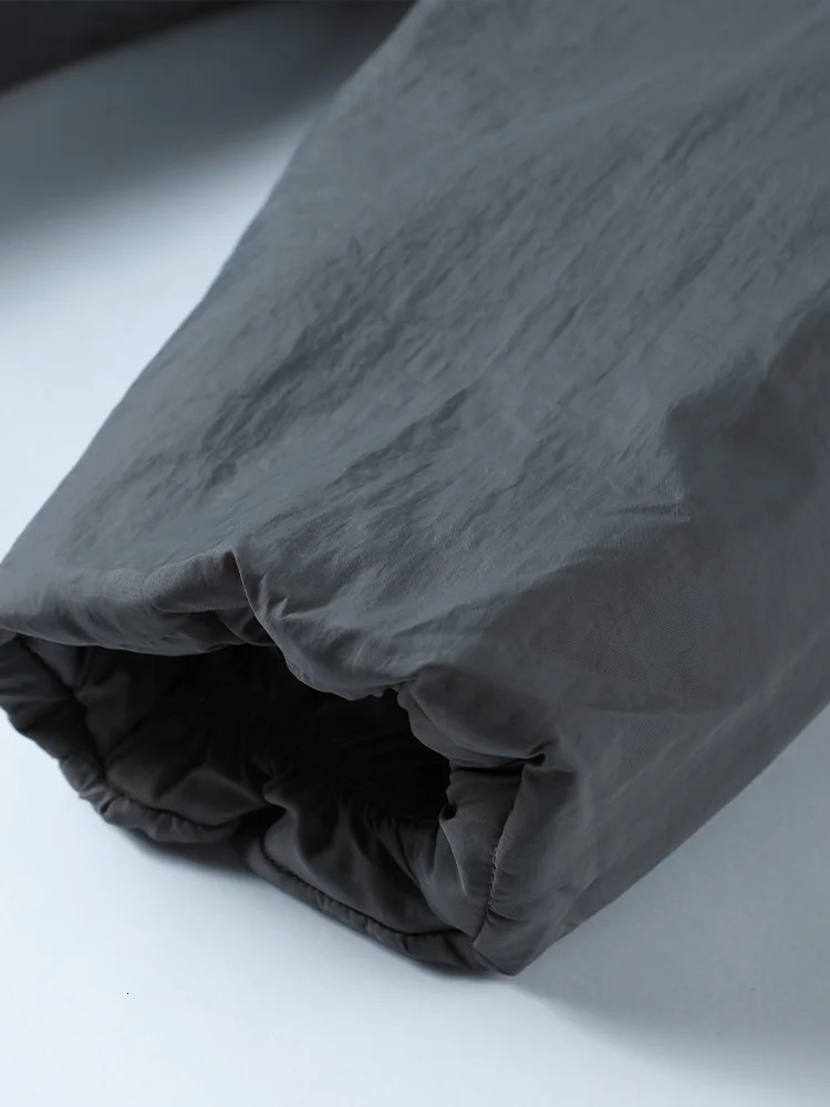 Gray LaceUp Cotton Coat for Women Loose Long Sleeve Kimono Style Jacket 2025 Autumn Winter Thick Outerwear Commute Friendly 251030