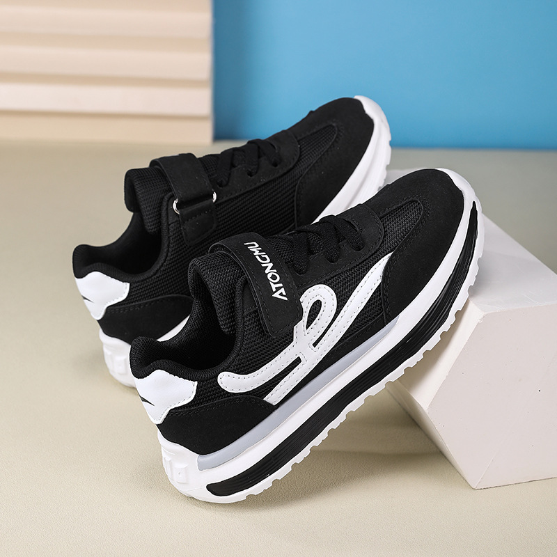 Boys and girls' shoes spring and autumn new children's mesh breathable sneakers for primary school students versatile casual shoes2025