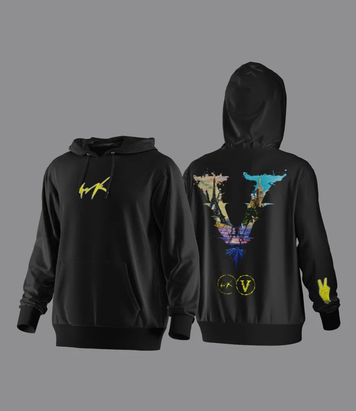 OMERTA Men's Designer 3D PRINT kangaroo pocket Hoodies trendy brand Street Style Graphic Casual Hoodies Y2K unisex sweatshirt