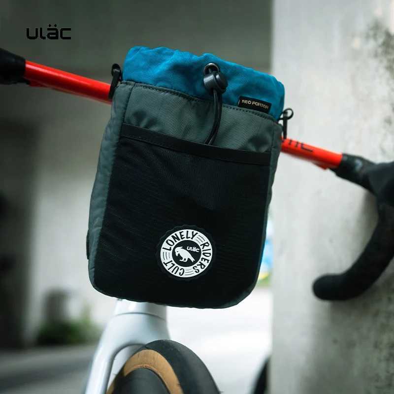 CHOLD Bike Handlebar Stem Bag Water Bottle Bicycle Bag Snack Storage Bikepacking Touring Commuting Insulated Kettle Pouch H251029