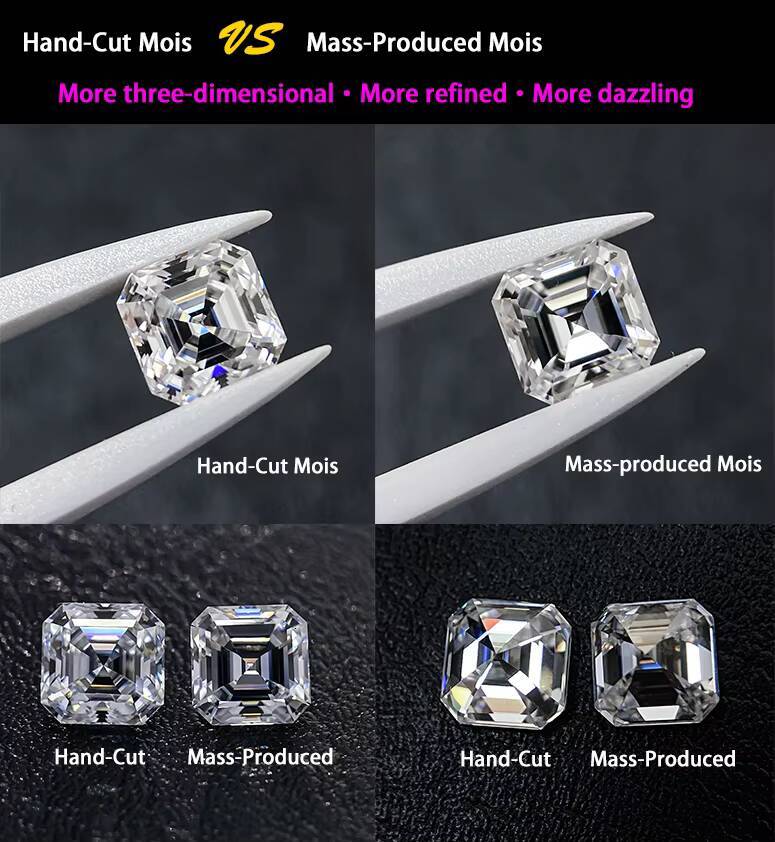 Radiant Cut Moissanite Diamond Necklace S925 Plated 18K White Gold Color Dainty Minimalist Style Jewelry