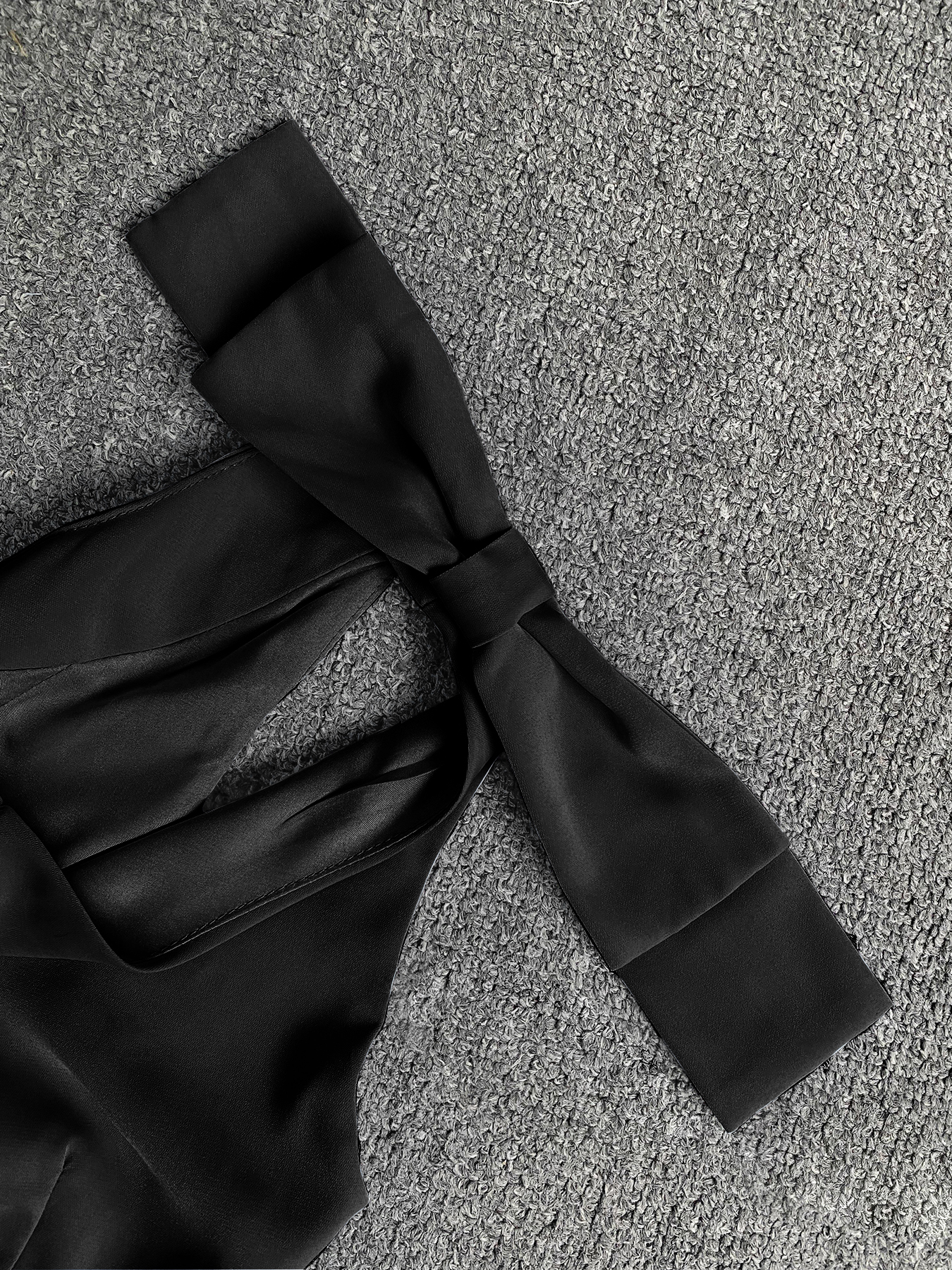 One Shoulder Womens Polyester Jumpsuit - Black/Bright Steel Blue with Comfortable Fit--1762