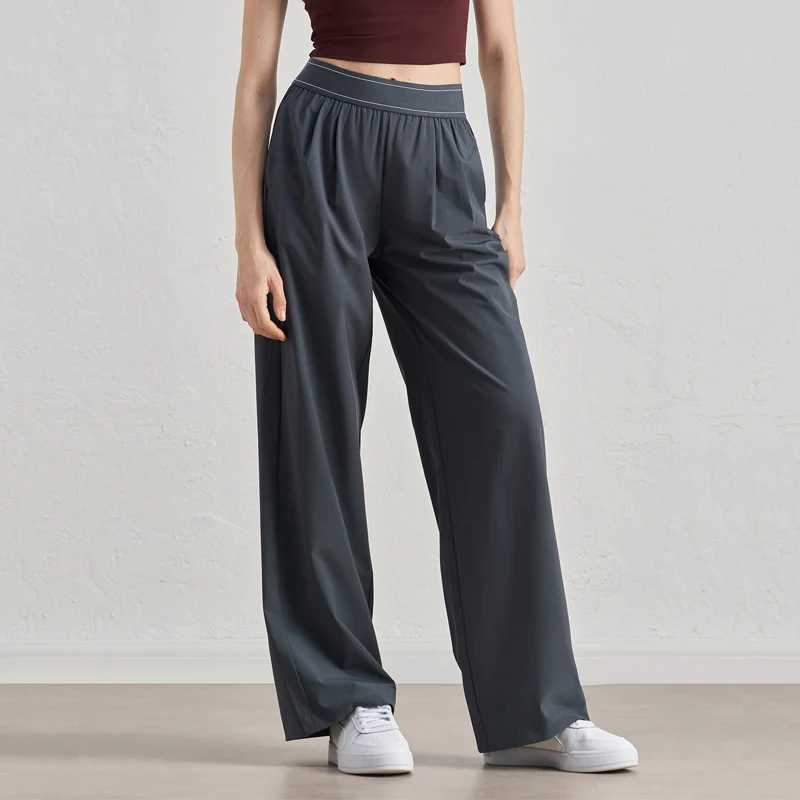 VITALINOVO Lightweight Wide Leg Trousers Yoga Pants for Women 30 High Waisted Loose Casual Lounge Travel Work Sweatpants Women J251030