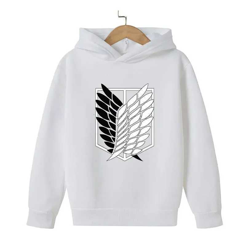 Autumn Childrens Cartoon and Anime Clothing Attack on Titan Sports Hoodie Childrens Clothing Street Anime SportswearT251030