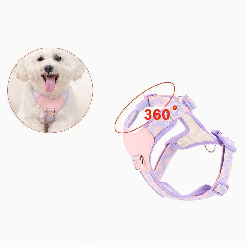 OODUDUOO Dog Harness for Small Dogs Adjustable Puppy Cat Harness Vest French Bulldog Chihuahua dog leash Prevent choking J251129