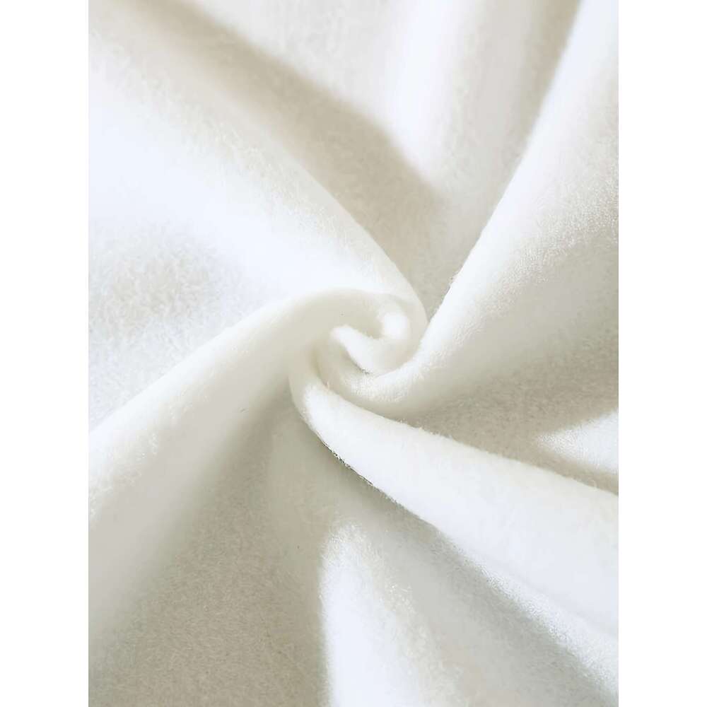 Round Neck Sweatshirt Set With Letter Print