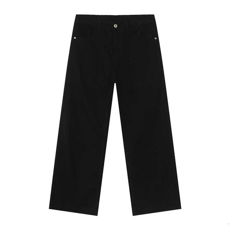 Men's Jeans Man Fashion | Style Solid Color Simple Basic Casual Versatile Pure Cotton Loose Washed Jeans