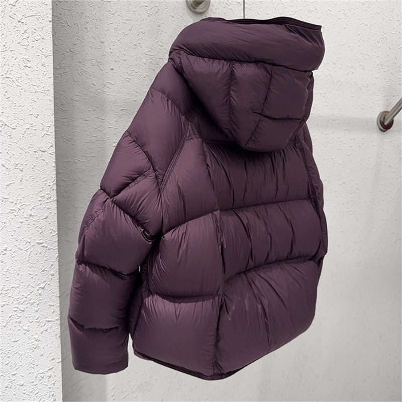 Down Jacket Women Parkas Winter Short Hooded Warm Cotton Padded Coat Female Fashion Outerwear Korean Thick Overcoat Top 251029