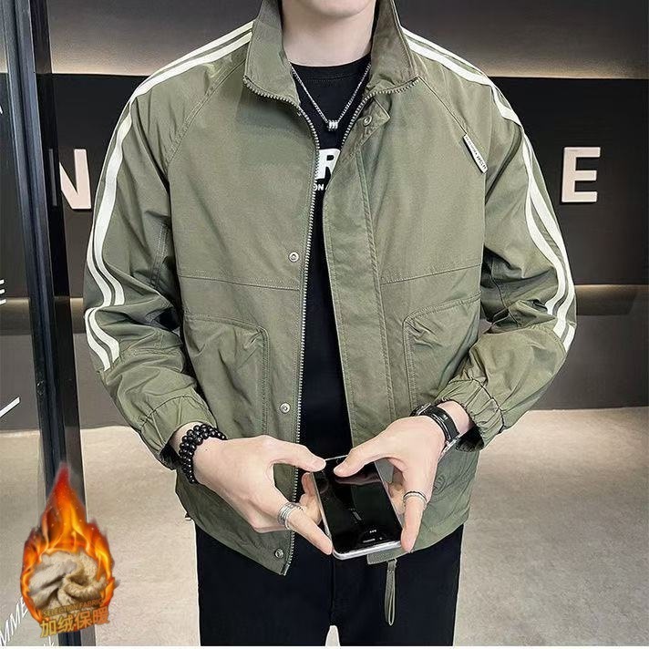 2025 Spring Designer Coat And Autumn Men's Jacket Trendy Versatile Men's Fashion New Striped Top Fashionable Jacket For Men