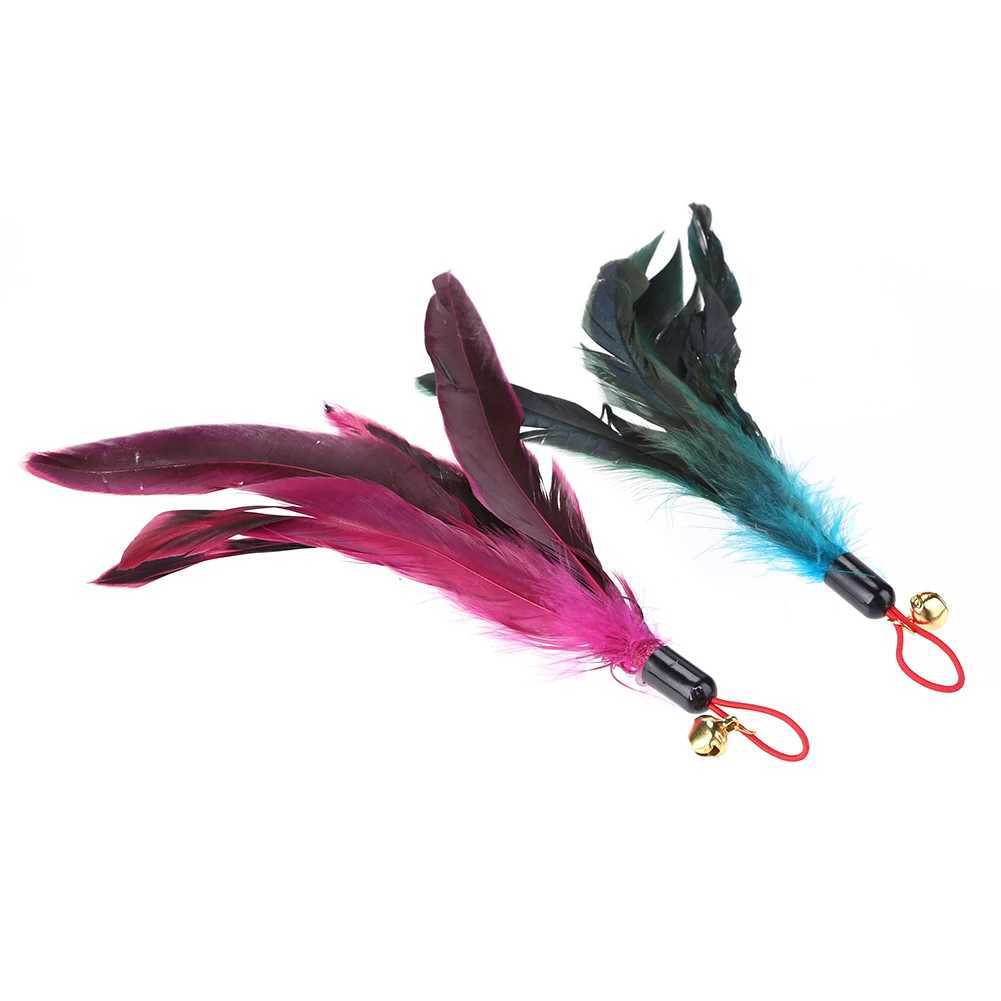 5 Pcs Interactive Catcher Teaser Cat Wand Replacement Cat Teaser Stick Pet Supplies Cat Wand Toys Refills for Most Cats Kittens S251029{category}