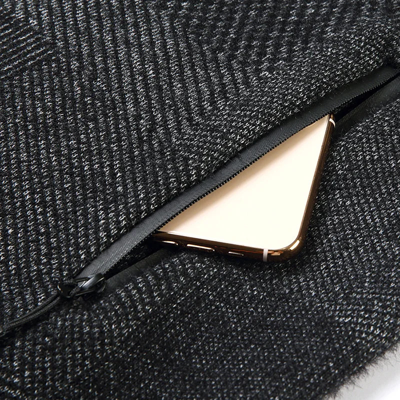 Top Grade Mink Fashion With Hood Casual Jacket Men Baseball Collar Thick Velvet Cardigan Coats Clothes 251017