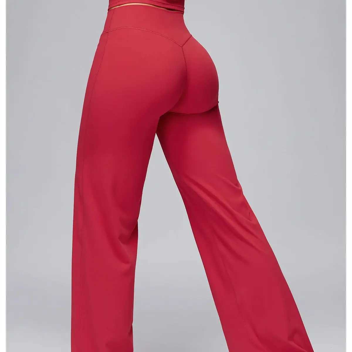 Autumn Winter Long pants Women High waist Wide legs Loose fit Sports Pants Women Yoga Pants Outdoor Leisure Sports fitness Pants J251030