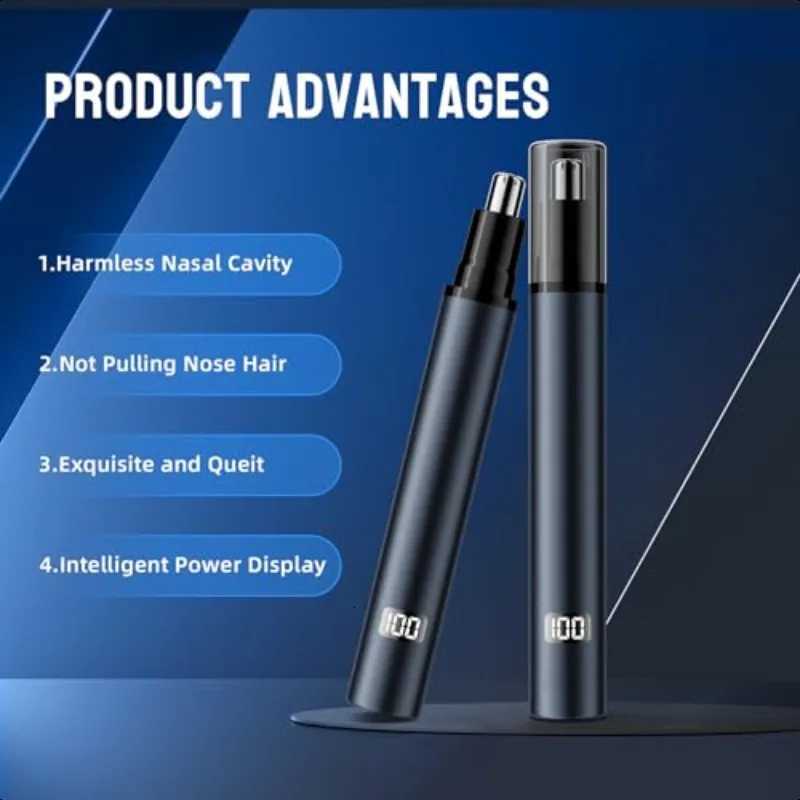 Electric Nose Hair Trimmer Nose Hair Portable Rechargeable Nose Hair Trimmer Mini Trimmer Nostril Cleaner M251029