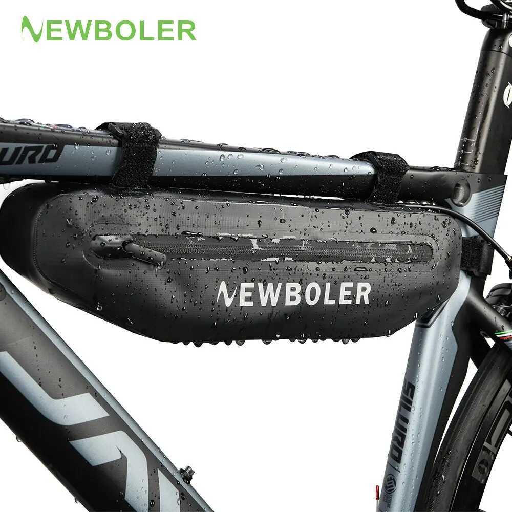 NEWBOLER Bicycle Bags Cycling Top Tube Front Frame Bag Waterproof MTB Road Triangle Pannier Dirtresistant Bike Accessories Bags H251029