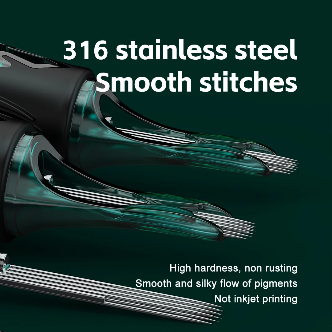 HYlab Tattoo Needle Cartridge Senior Safety Cartridge Needles Soft Sketch Magnum Chief Artist Ethylene Oxide Sterilization 251027