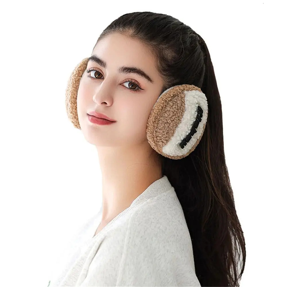 Fashion Warm Fleece Earmuffs Soft Furry Foldable Outdoor Ear Warmer Adjustable Wrap Winter Ear Muffs for Women Men 251024