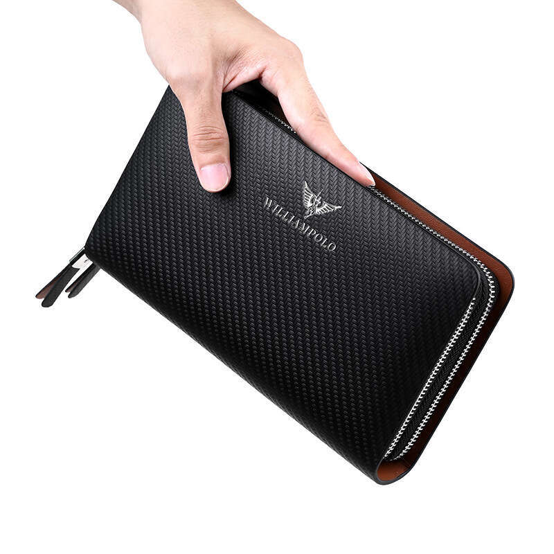Men's High-end Clutch Bag Extra Large Capacity Handbag Business Wallet for Men