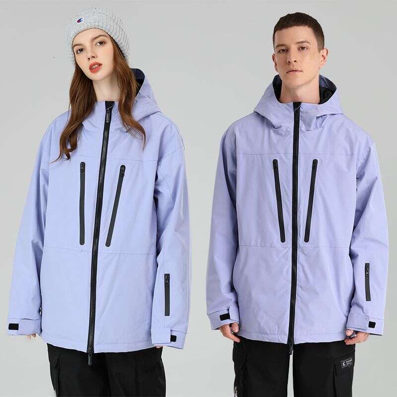 Women's Winter Top Men's Ski Windproof Waterproof Warm Double Breathable Single Board Snow Suit